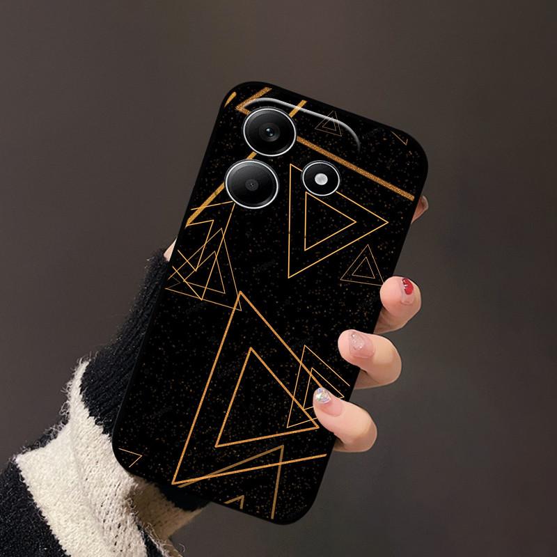 For Redmi Note 14 5G Case Cute Painted Silicone Soft TPU Phone Coque Capa For Redmi Note 14 4G Shockproof Fundas Bumper Cover