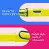 LAMY Safari Neon Yellow Fountain Pen Steel Nib F blue LAMY T 10