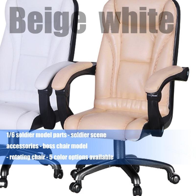 360 Degree Rotating Executive Seat Office Chair For 1/6 Soldier Action Figure Scene Display Furniture for Collector