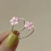 Women's Versatile Light Luxury Flower Earrings