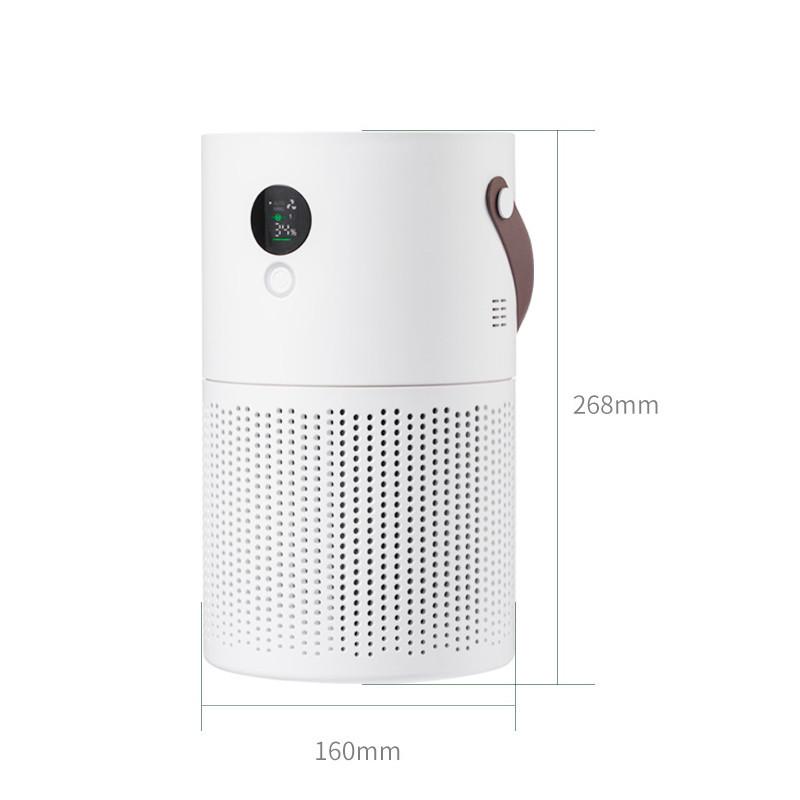 37W Household HEPA Air Purifier Wireless Portable Activated Carbon Air Cleaner Desktop PM2.5 Dust Formaldehyde Adsorption Equipment