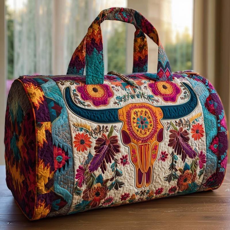 Western Style Small Duffle Bag Gym Travel Unisex Handbag