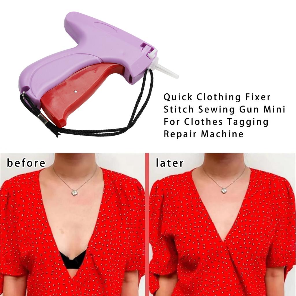 Quick Clothing Fixer Stitch Sewing Gun Mini For Clothes Tagging Repair Machine