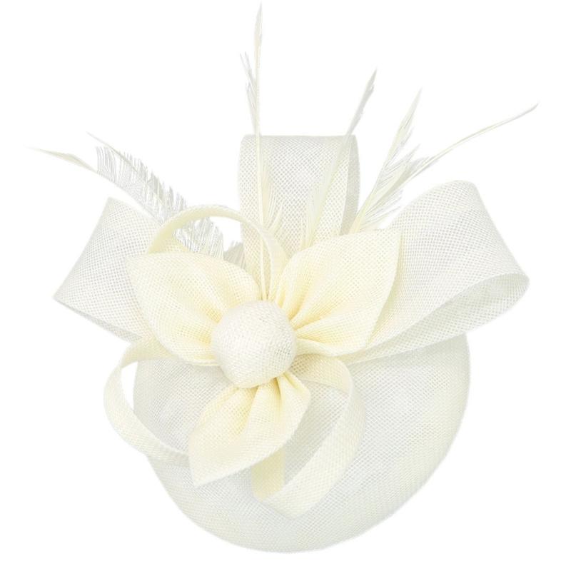 Fashion Elegant Fascinator Hat Decorative Flower Headpiece With Adjustable for Weddings Teas Parties Event