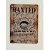Used One Piece Monkey D. Luffy Wanted Poster Nika SEC Parallel OP05-119