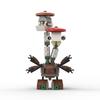 MOC Set of Double Ended Mushroom Paste Cartoon Toys Compatible with Building Block Models and Ornaments