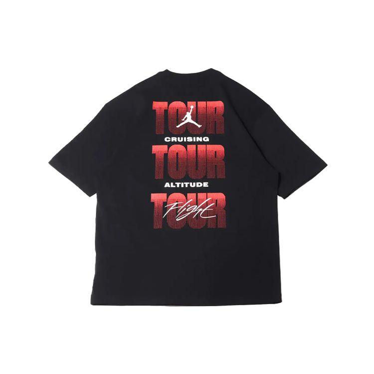 Jordan Flight Heritage 85 Graphic Print Short Sleeve T-Shirt Men Tops Black DH8965-010