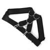 Weight Bearing Shoulder Strap Pulling Sled Harness Vest Resistance Bands with Pulling StrapBlack