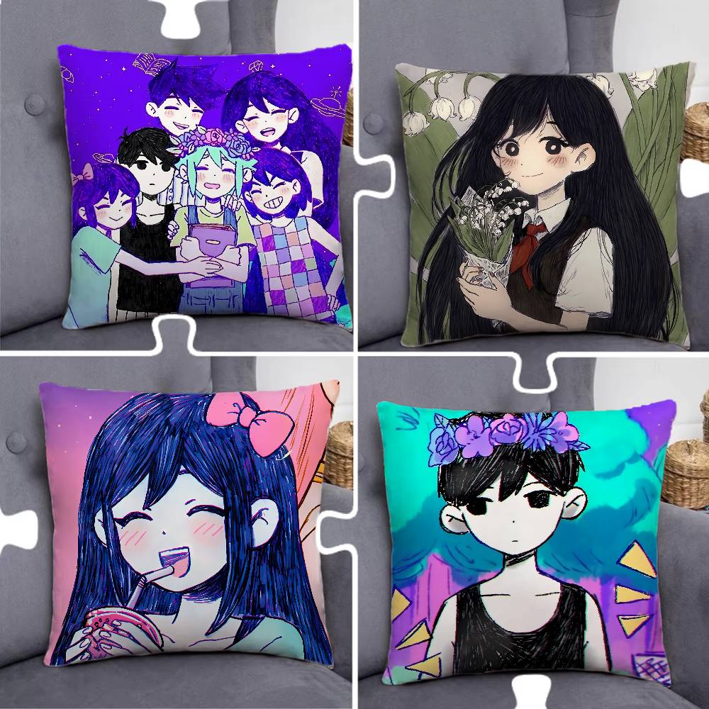 OOmori Game Pillow Case Pillowcase Home Sofa Cushions Car Cushions Pillowcover Office Pillowshell Pillow