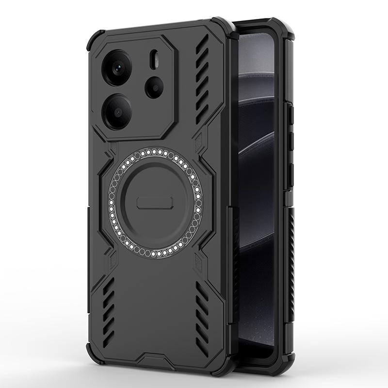 For Redmi Note 14 4G Global Case For Redmi Note 14 Pro 4G Global Cover Airflow Channels Heat Dissipation Shockproof Bumper