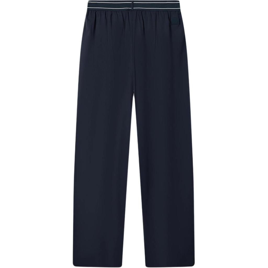 Li Ning Sports Lifestyle Series Straight Leg Striped Comfortable Knitted Sweatpants Women Bottoms AKYW158-2