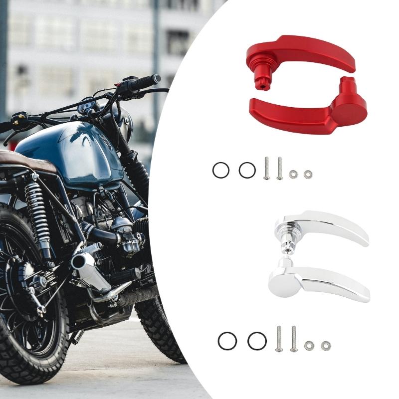 Motorcycle Trim Detail Part Aluminum Frame Saddles Seat Belt Buckle Pull Rod for Replacement Use and Clean Appearance
