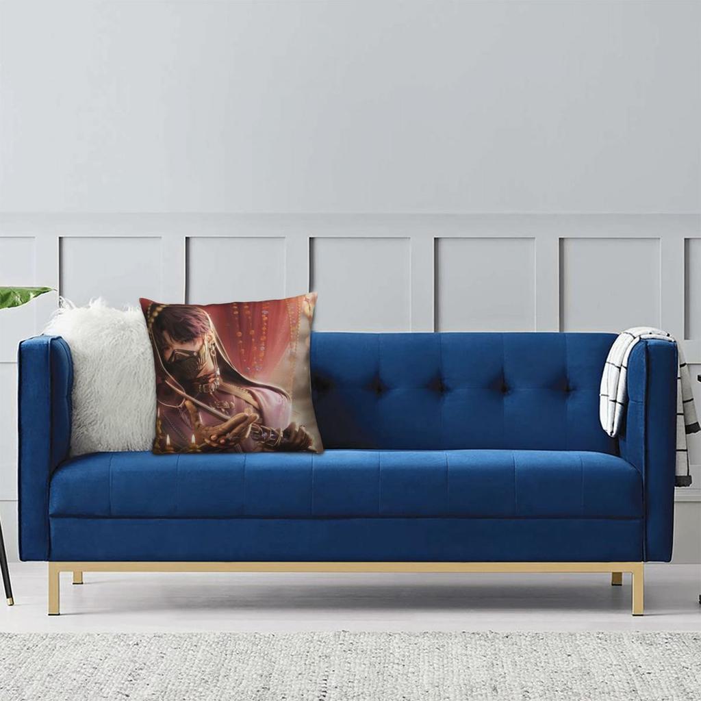 Love And Deepspace Rafayel Pillowcase Printing Polyester Cushion Cover Decor Pillow Case Cover Living Room Zippered 18''