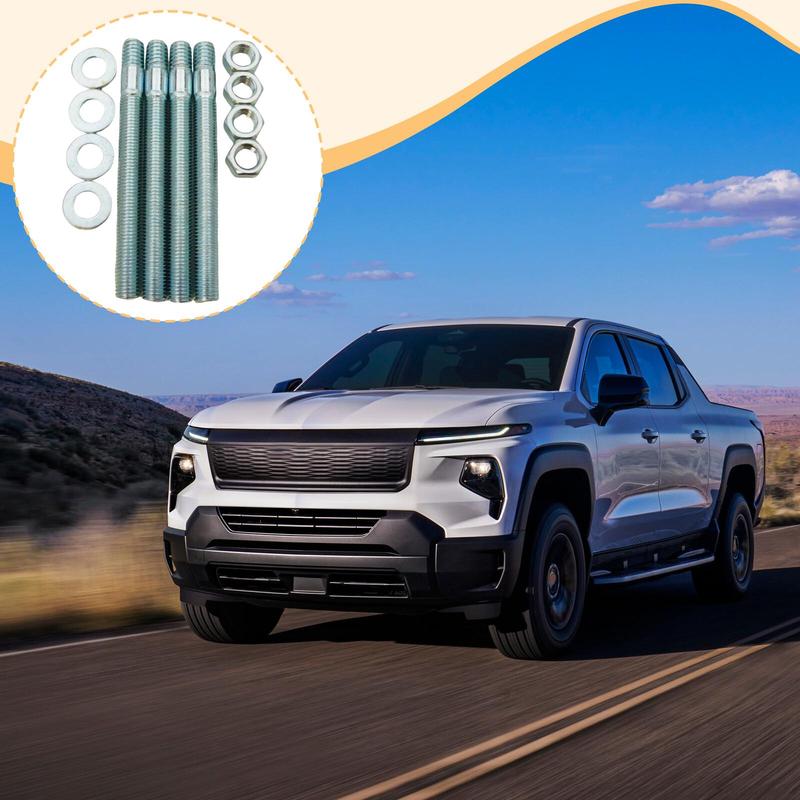 Carburetor Kit Hardware Accessories Compatible Silver for Chevrolet High Performance Sturdy Fittings Replacement