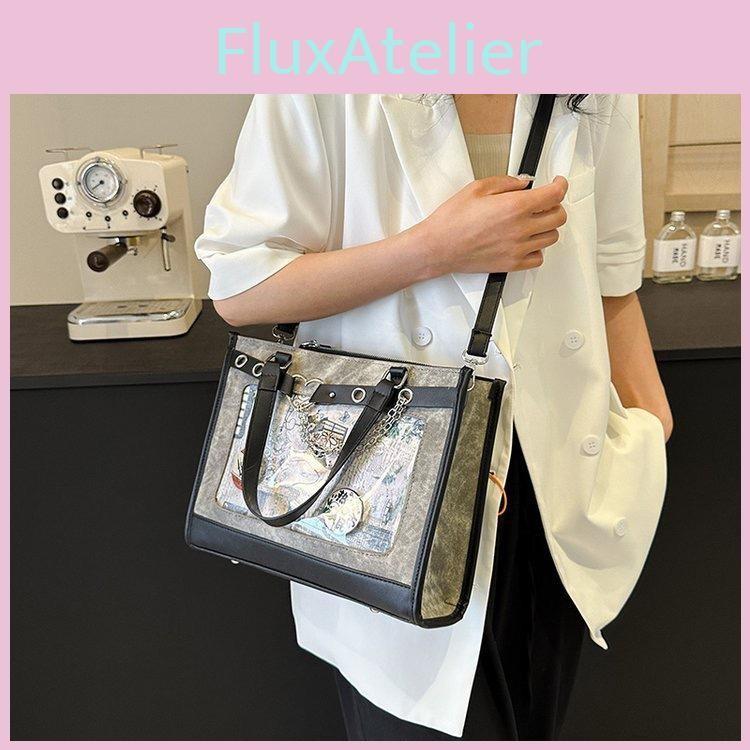 Minimalist Large Capacity Handbag Zipper Pocket Adjustable Straps Travel Teens