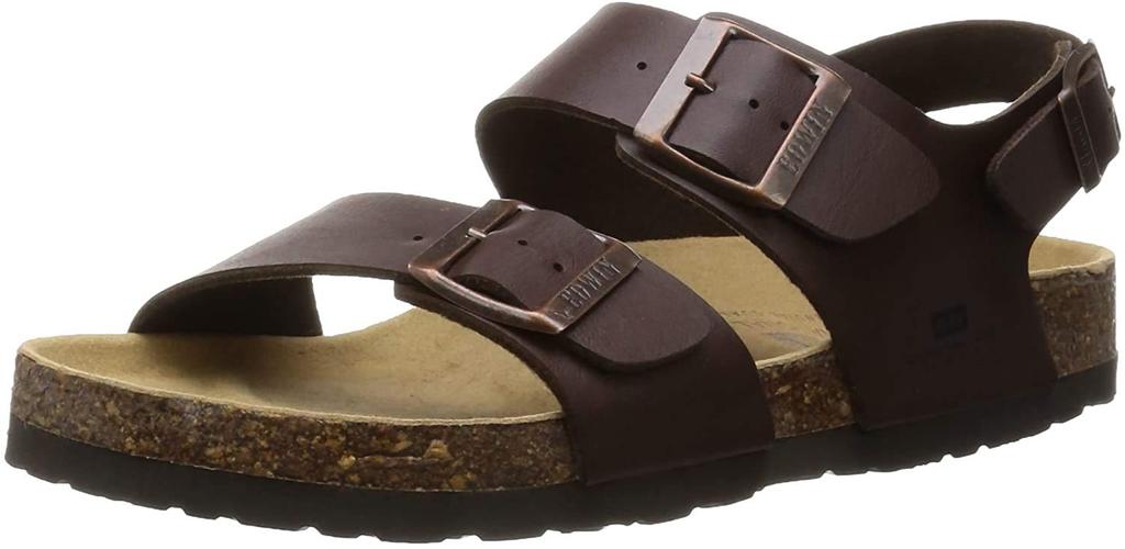 Edwin EB1002 DBR JP Size Men's Sandals, 27.0 (27cm)
