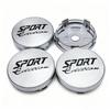 4pcs SPORT Edition Logo Emblem Car Wheel Center Caps 60mm 56mm Wheels Hub Centre Cap Rim Hubcaps Cover Replace Car Accessories