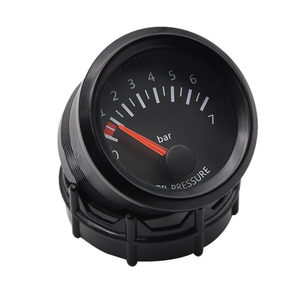 Universal 52mm 2" Oil Temp Temperature Gauge 50~150℃ Digital Pointer W/Sensor 1/8 NPT Car Meter Oil Pressure Gauge Bar Sensor