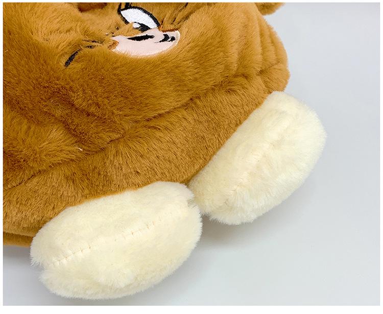 2024 Cross-Border Cartoon Plush Handbag: New Cute Girl's Shoulder & Crossbody Bag