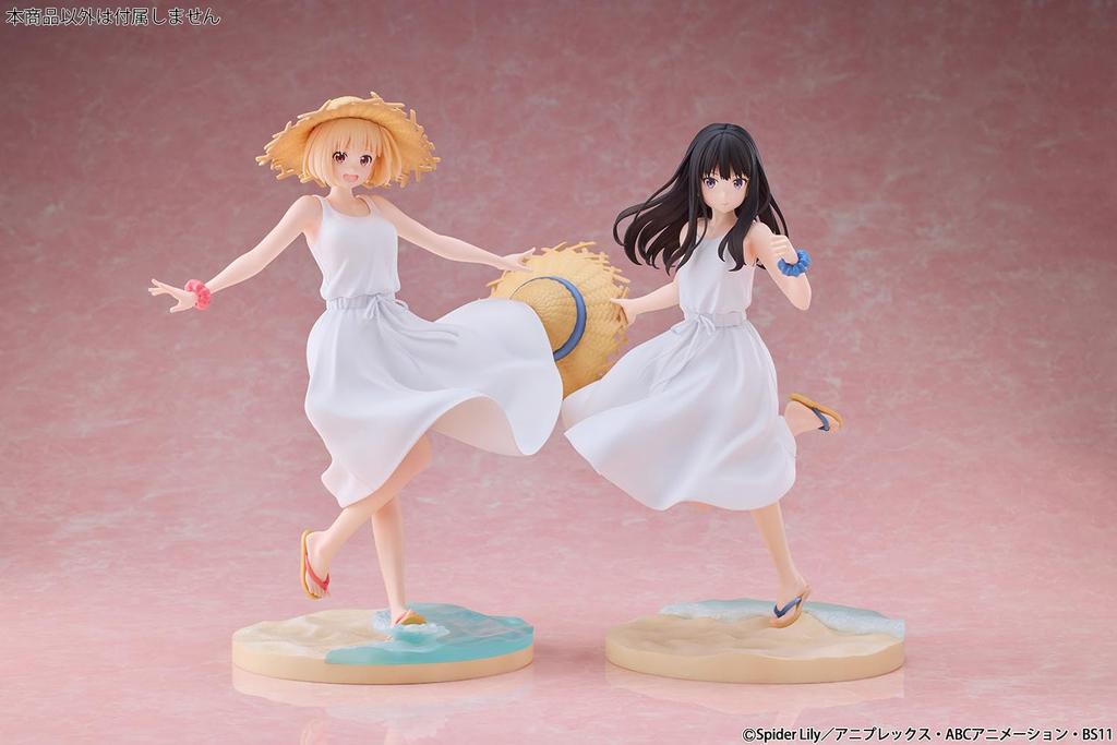 BellFine Lycoris Recoil Nishikigi Chisoku White One Piece Ver. 17 Scale PVC Pre-painted Complete Figure BF201