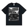 Unique Funny Cat Gang Meme Print T Shirt Unisex High Street Harajuku Y2k Oversized T-shirts Men Summer Tops Loose Cotton T-shirt