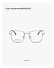 Vintage Ultralight Pure Titanium Eyeglass Frame | Large Polygonal Slim Design | Unisex Minimalist Prescription Glasses