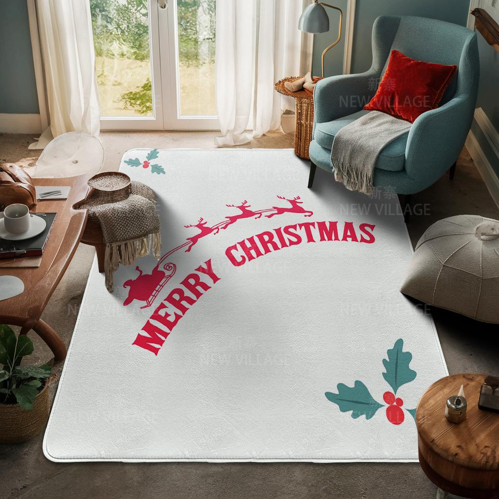 Koberec ke vchodu do domu Rohožka ke dveřím do domu Obývací pokoj Vana Koupelna Protiskluzové koberce s absorpcí vody vana Veselé Vánoce zima