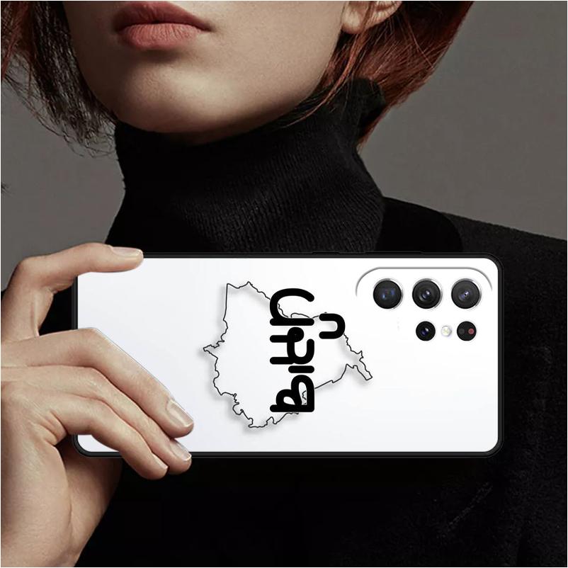 Punjab Karte Handyhülle Cover Coque Für Samsung Galaxy S24 Ultra 23 S22 Plus S21 FE S20 Note 10 Pro Note 20 lite