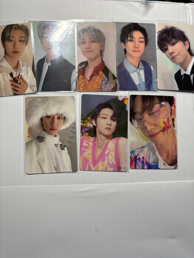 

[Б/У] набор торговых карт the8 Минхао seventeen