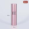 8ml Metal Aluminum Refillable Perfume Bottle Cosmetic Spray Mini Portable Empty Refill Jar Travel Liner Glass Tool