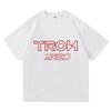 Camiseta Gráfica do Filme TRON Ares Camisetas da Banda Nine Inch Nails NIN Unisex Streetwear Hip Hop Algodão Solta Masculina/Feminina Roupas