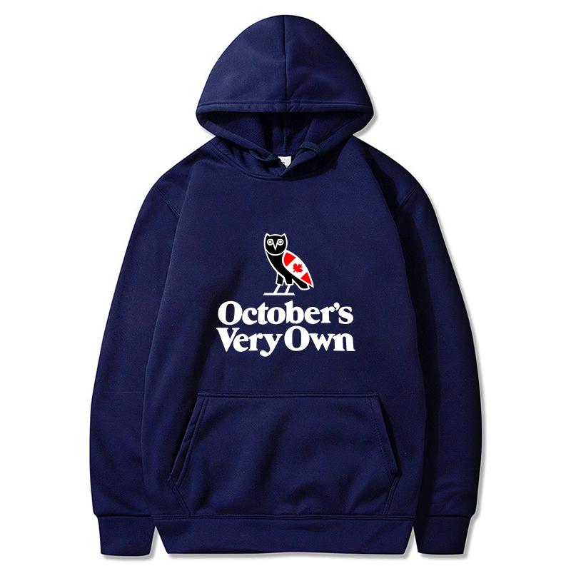 OVO Canda Heritage Hoodies Men Fashion October's Very Own Printed Sweatshirts Women Casual Harajuku Streetwear Hoody Pullovers
