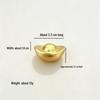 Mu Lue Mini Gold Metal Ingots: Simulation Gold Ingots for Crafts & Photo Frame Filler
