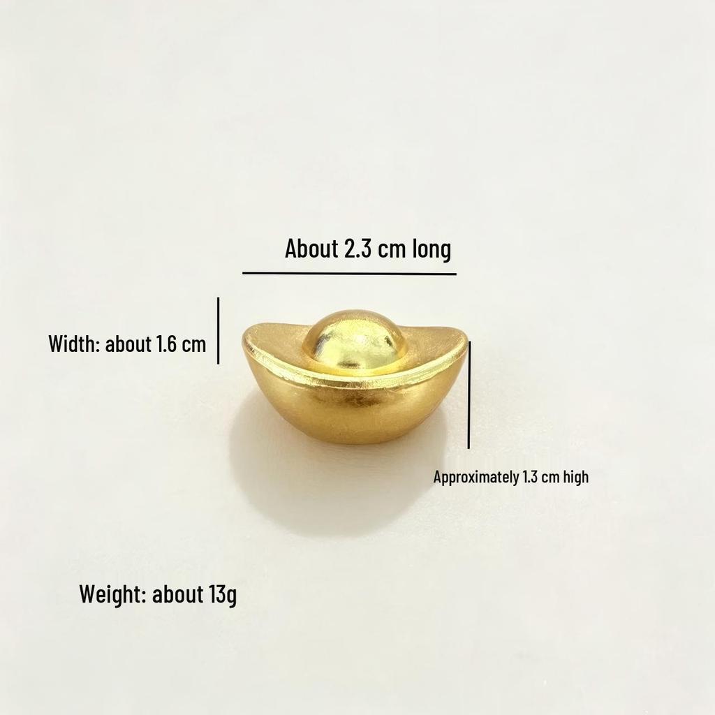 Mu Lue Mini Gold Metal Ingots: Simulation Gold Ingots for Crafts & Photo Frame Filler