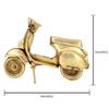 Brass Vintage Scooter Figurine Statue for Showpiece ( Golden) | Classic Antique Finish Vespa Scooter for Home Decor, for Office, Centre Table