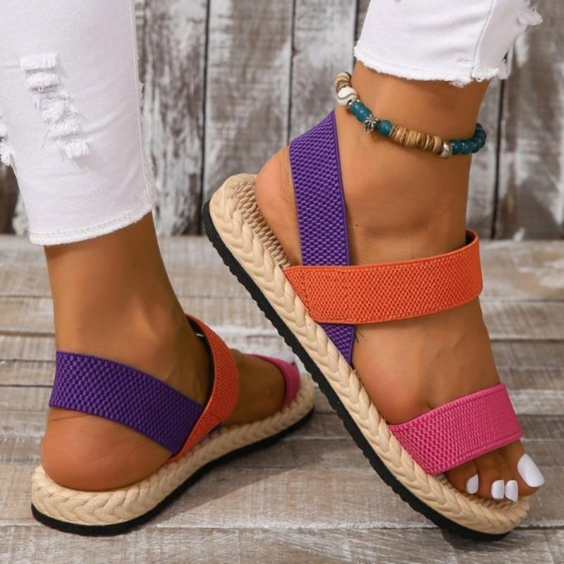 Divatos lapos szandálok Új, forrón eladható színben passzoló nyári csúszásmentes kopásálló, kényelmes kialakítású szandálok Zapatos Mujer