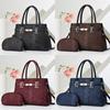 Cross Border Fashion Pu Double Compartment Tote Bag For Daily Use