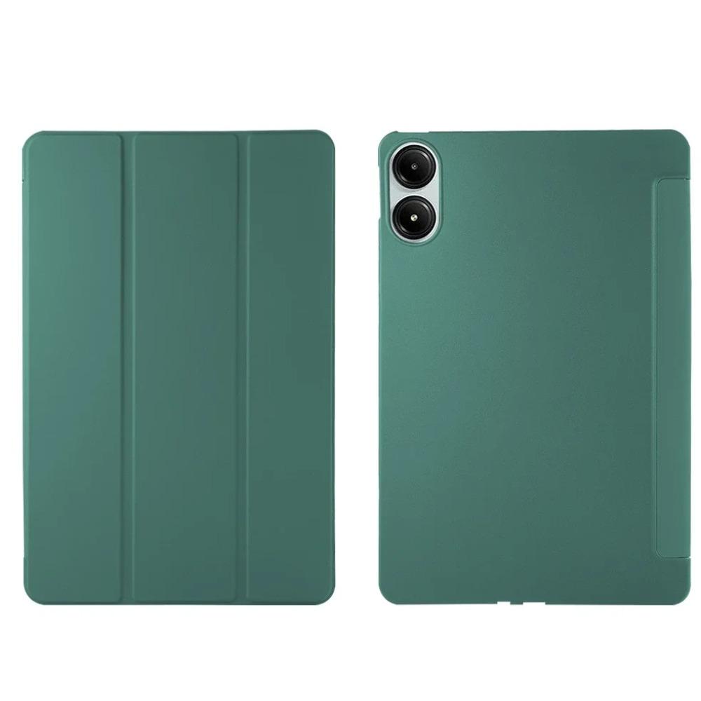 

Магнітний чохол-підставка з рідкого силікону для планшета Xiaomi Pad 7 Ultra 14 дюймів 7s 6 6s 5 Pro POCO Pad Redmi Pad 2 2Pro SE Mini POCO Pad Pro Захисна кришка XiaomiPad 7S Pro12.5 темно-зелений колір