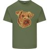 An Airedale Terrier Bingley Waterside Dog Unisexs Light Cotton TShirt