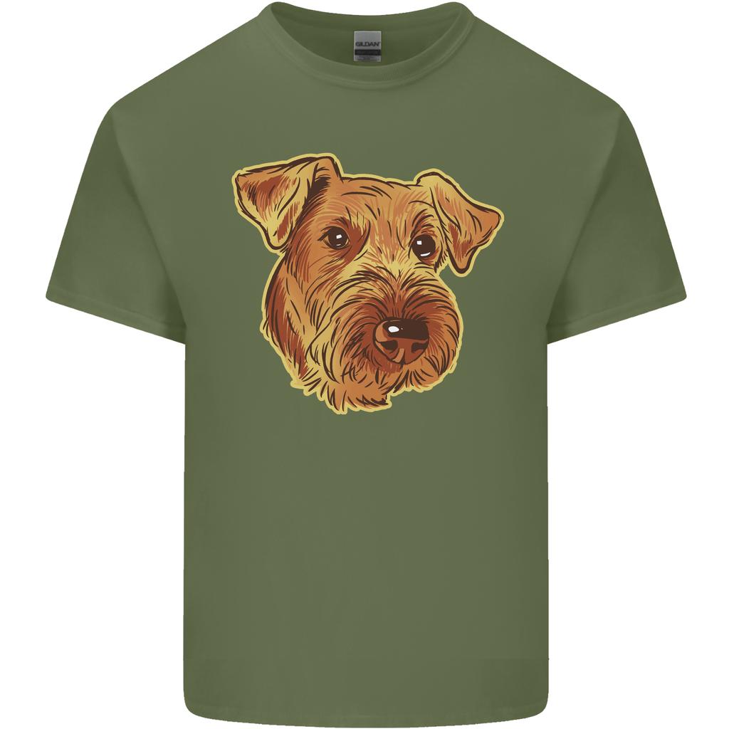 An Airedale Terrier Bingley Waterside Dog Unisexs Light Cotton TShirt