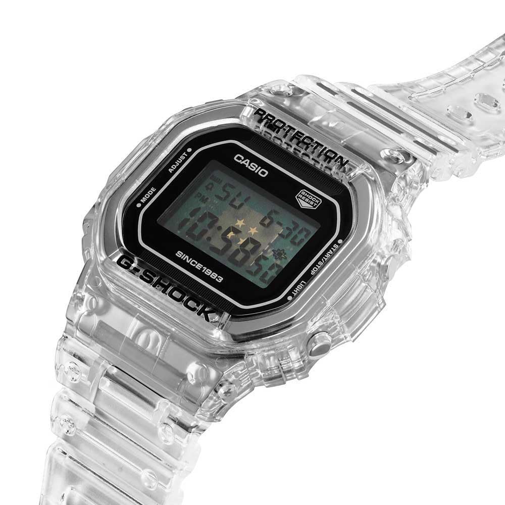 CASIO Clear Remix 40th Anniversary Edition Digital Watch with Bracelet G-Shock DW-5040RX-7ER Direct from Japan