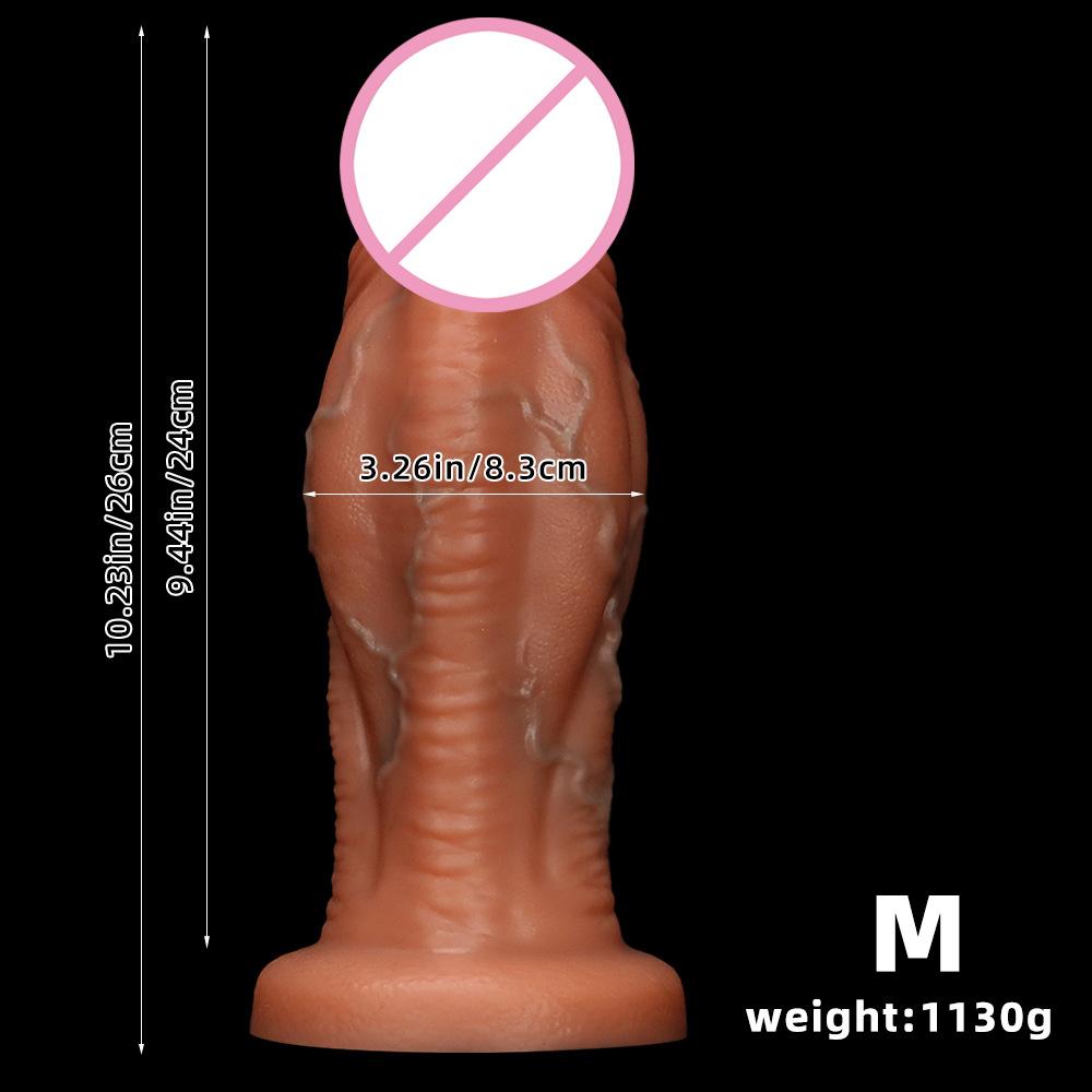 Super Large Liquid Silicone Egg Shaped Soft Anal Expansion Training Device  Irregular Anal Plug  Large Penis  Adult Sexual Product