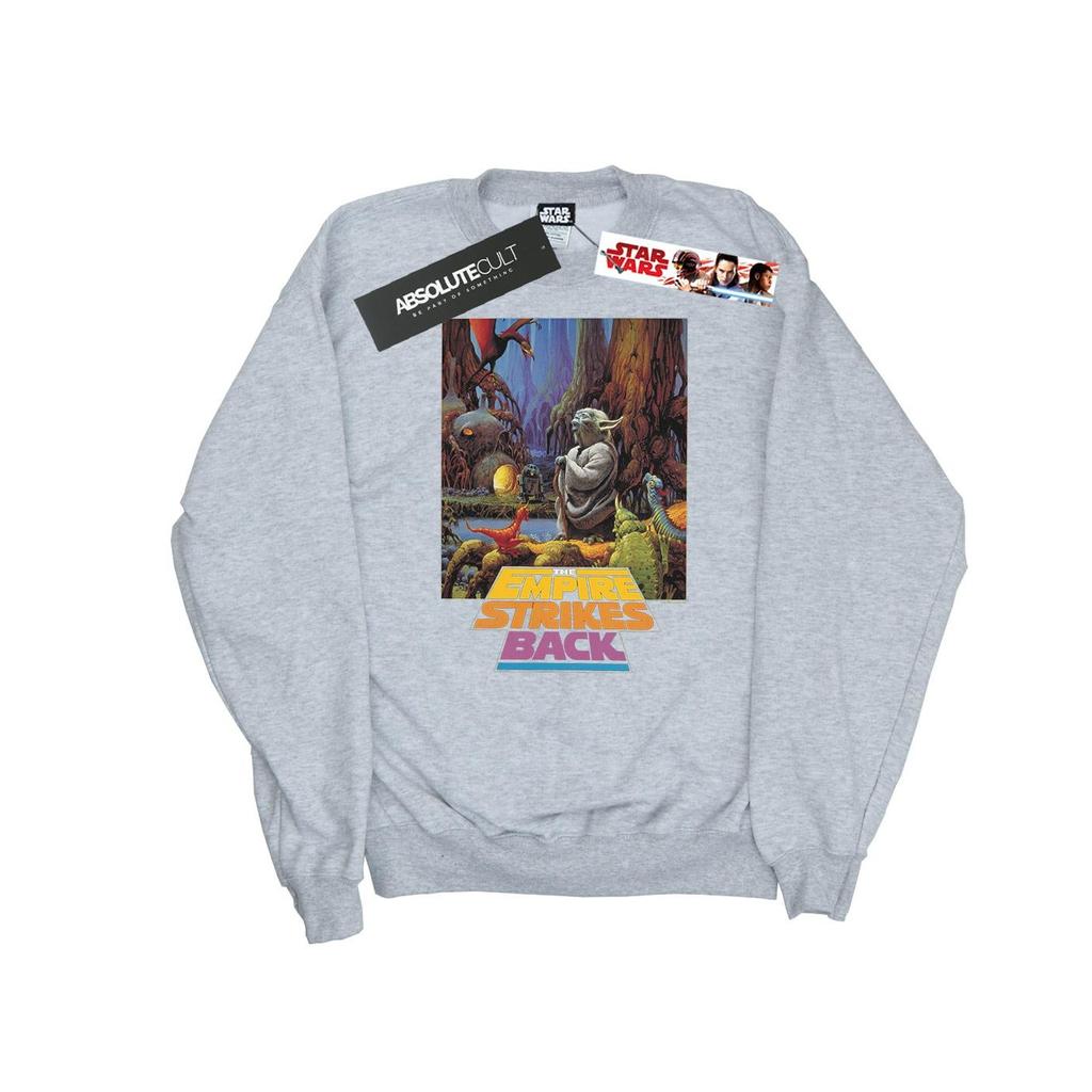 STAR WARS Mens Yoda Poster Sweatshirt