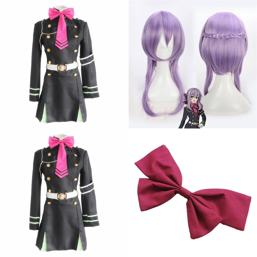 Premium Quality Seraph Of The End Shinoa Hragi Cosplay Costume Dress With Comfortable Fit