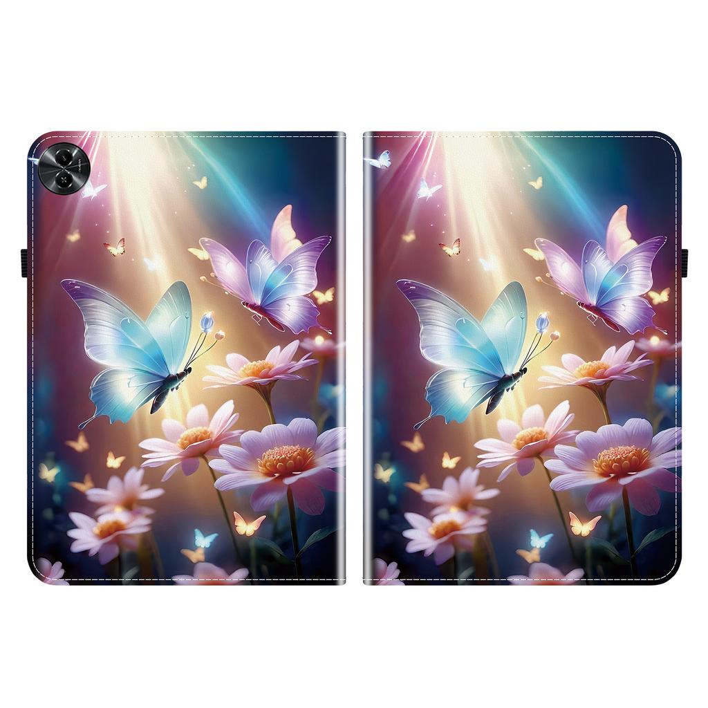 Custodia per Tablet in Pelle PU per Realme Pad 2- 11 Stili! Durevole, con 2 fessure per supporto, portapenne e fessure per carte, cover posteriore flessibile in TPU