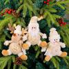 Christmas Tree Hanging Ornaments, Christmas Tree Doll Decoration, Cute Santa Claus Hanging Pendant For Walls Windows Doors