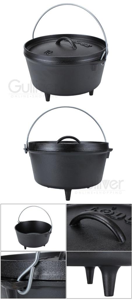 Lodge Outdoor Camping Dutch Oven L10DCO3 Outdoors Product [Lodge] [Product]