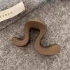Elegant Casual Acrylic Hair Claw Matte Finish Lightweight Shark Clip Large Irregular Shape Ponytail Clip Headwear Accessories