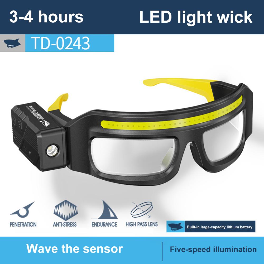 Induktiver XPE-Scheinwerfer Wiederaufladbare COB-Stirnlampe Starke Stirnlampe Outdoor Nachtfahrten Angeln COB-Flutlicht Arbeitslicht