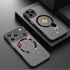 Magnetic Cute Astronaut Pattern Phone Case For iPhone 17 15 16 Pro Max 14 13 Pro 17 For Magsafe Wireless Charge Soft Edge Cover